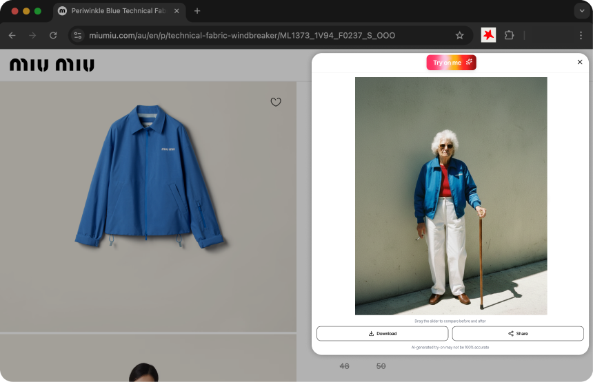 Try on example
